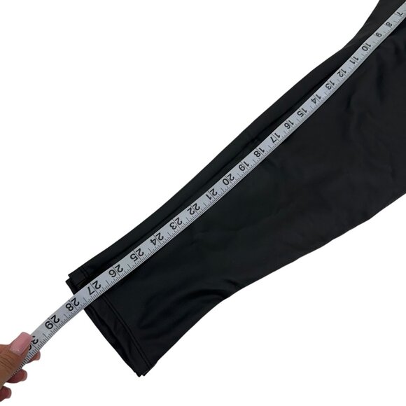 Torrid Black Faux Leather Stretch Jegging Pant Women SZ 2 High-Rise Back Pockets - Picture 7 of 11